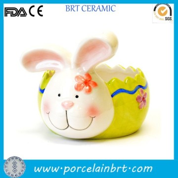 Wholesale cute bunny spoon holder Easter Decoration