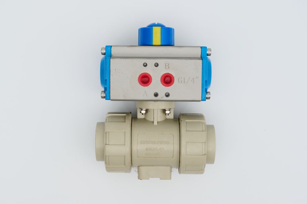 DN15- DN50 Pneumatic PP ball valve