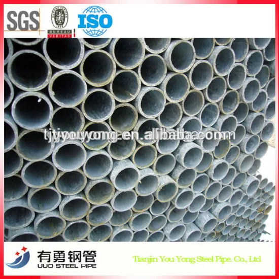 TIANJIN STEEL FACTORY with excellent performance Pre-Galvanized Round steel pipefor