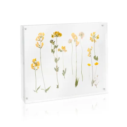 Isaac Jacobs Super Thick Clear Acrylic Magnetic Photo Frame