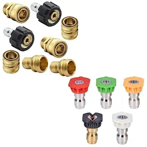 High Pressure Washer Parts 1/4 Inch 4000 PSI Black Spray Nozzle
