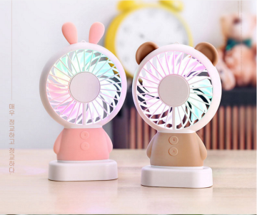 Handheld USB Rechargeable Mini Plastic Air Fan
