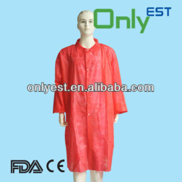 Red lab coat