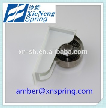 plastic parts and the col spring for the shelf pusher