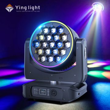 Bee Eye LED Wash Zoom Moving Head DJ Light 19x40W