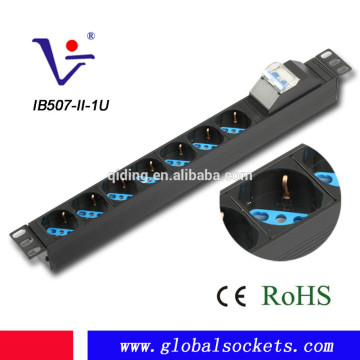 1U Italy PDU with 2P breaker