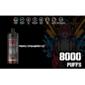 Fábrica de vape de vape desechable de 8000puffs