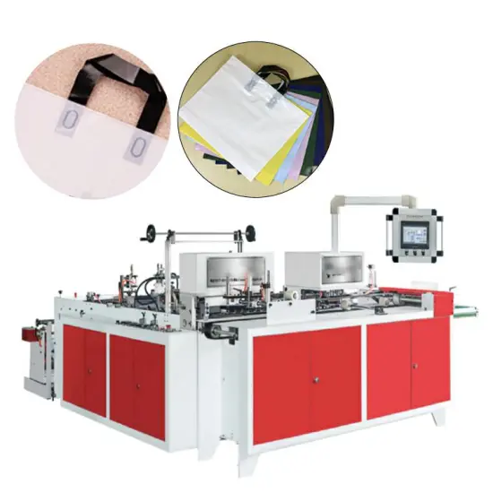 Customization ZXD-600: Advanced Automatic Machine for Plastic Bottom Sealing and Soft Loop Handle Bag Manufacturing