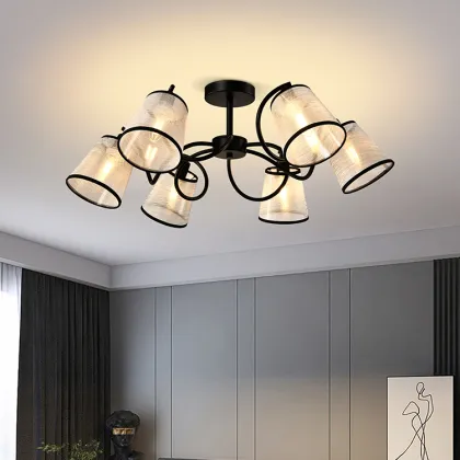 HUAYI Modern Design E14 Luxury Indoor Bedroom Hotel Living Room Ceiling Light