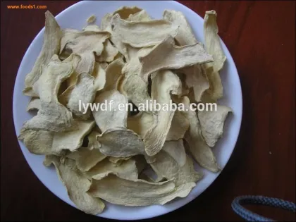 Dried ginger flakes slices