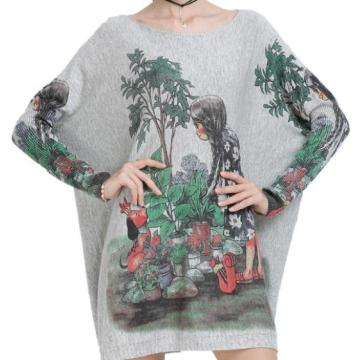 Top Quality Custom women printing sweater