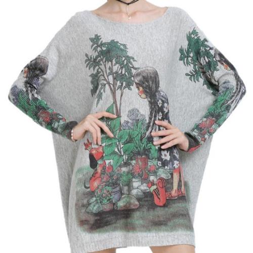 Top Quality Custom women printing sweater