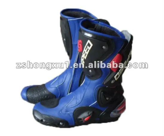 Motorbike Boot B1001 Blue