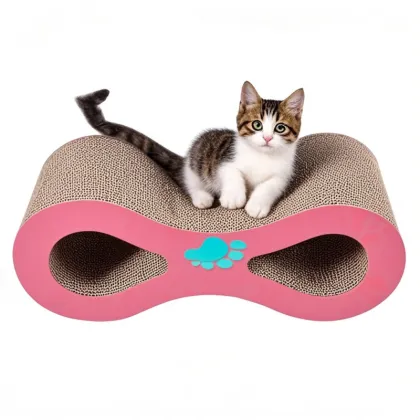 Durable Sturdy Accessory Cat Scratch Pad - 8-Shaped Cat Scratch Board for Cats Playing