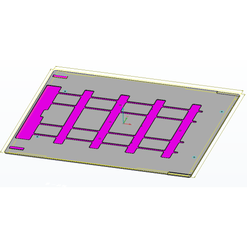 Server chassis molding material