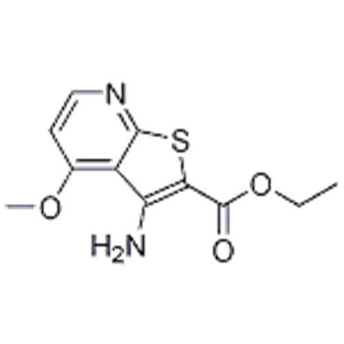 Этиловый эфир 3-амино-4-метокситиено [2,3-b] пиридин-2-карбоновой кислоты CAS 338773-61-8