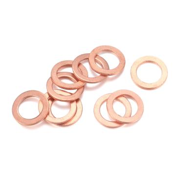 Copper Washers Assorted Set - 200 Pcs with Storage Box (M5-M14)