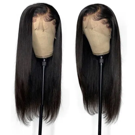 Hd Virgin Brazilian Human Hair Lace Front Wig Straight Raw Brazilian Human Hair Wigs For Black Women,Front Lace Wig Human Hair