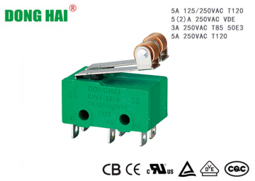 Multifunctional Double Pole Subminiature Micro Switch