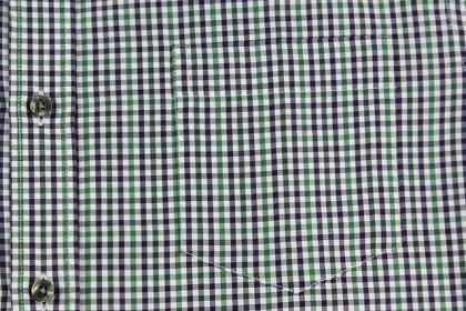 Men's Autumn Pure Cotton Small Checkered Shirt