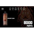 Último KK Energy 8000 Puff descartável vape