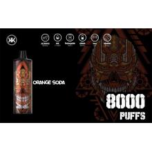 Último KK Energy 8000 Puff descartável vape