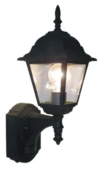 Automatical Controler Inductive Traditional Outdoor Wall Lights Black Wall Lamp Ip 55