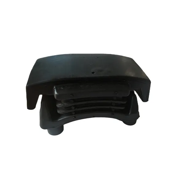 Man Truck Heavy Duty Rear Rubber Leaf Spring ADR Engine Mount - Black