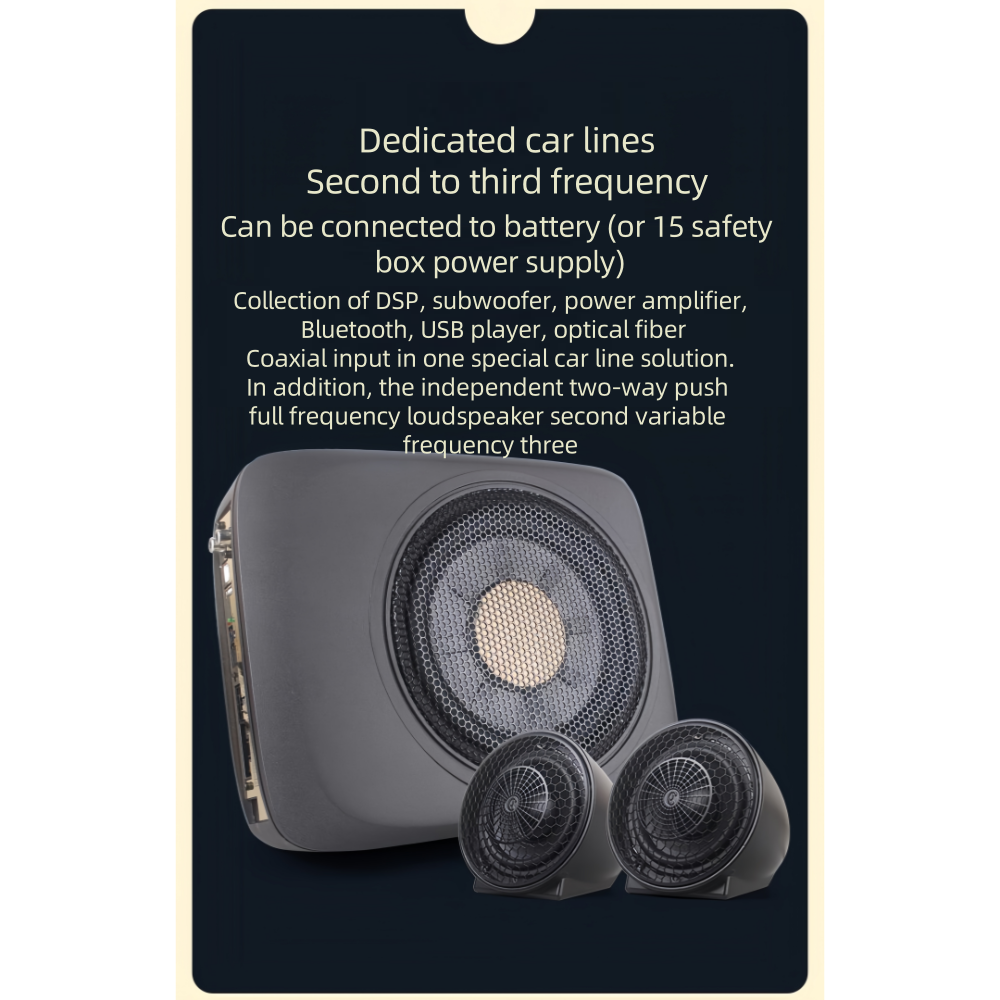Car DSP Seat Subwoofer