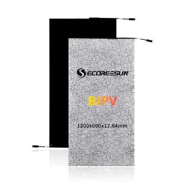 Custom Color Transparent BIPV Solar Panel - Ecoreesun