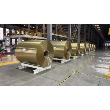 T4 Dyb-gyldne Coated Blik Coils Industriel kvalitet