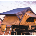Tenda per tetto SUV in campeggio in tela 4x4