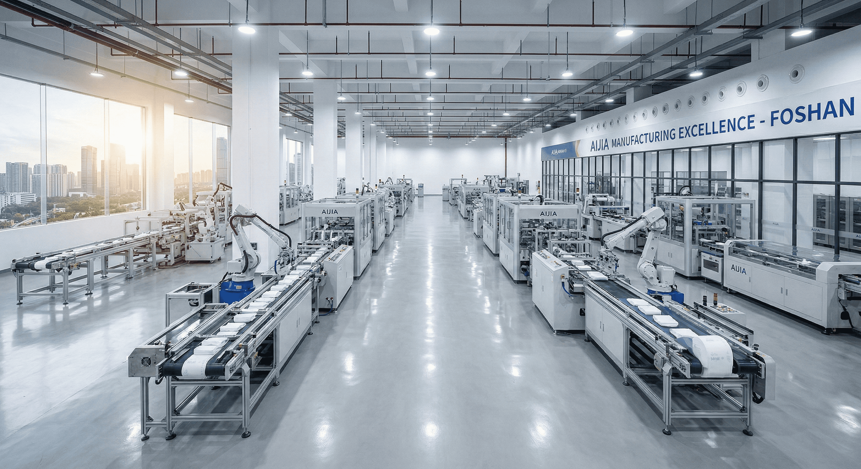 AIJIA Diapers modern manufacturing facility i