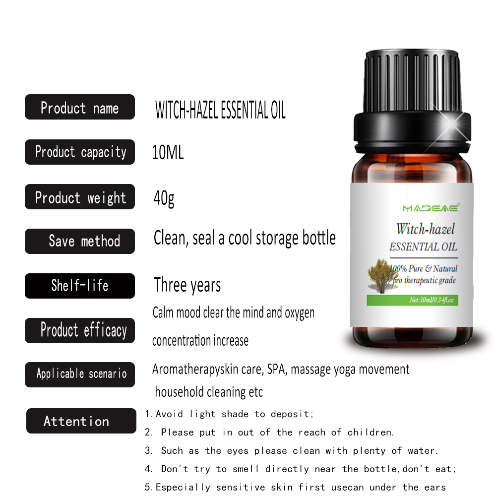 Witch Hazel Water Soluble Essential Oil untuk perawatan kulit