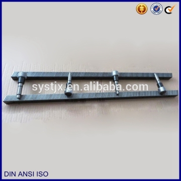 China supplier 45degree helical gear shaft and gear rack