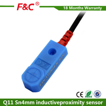 Q8 12-24V Sn 2mm Top induction small square proximity sensor with CE