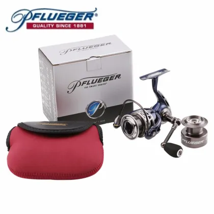 Pflueger PATRIARCH 9530 9535 Spinning Fishing Reel 9+1BB 5.2:1 Anti Corrosion + A Free Reel bag + Spare spool