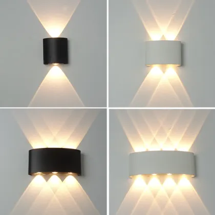 Modern LED Wall Sconces: Outdoor Wall Lights for Up and Down Lighting
