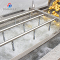 Grande máquina de lavar industrial de frutas e vegetais