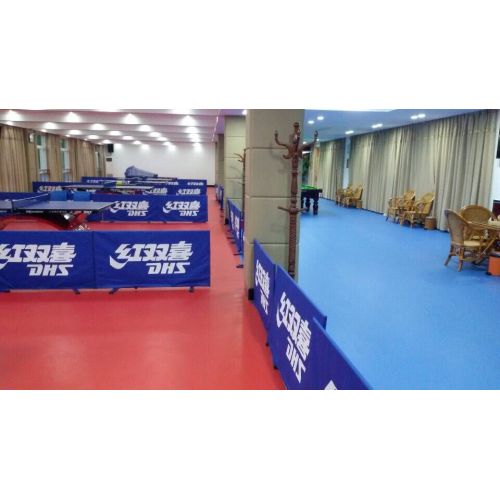 ハイエンドITTF承認済み屋内PVCテーブルテニススポーツフロアイベントとトレーニング