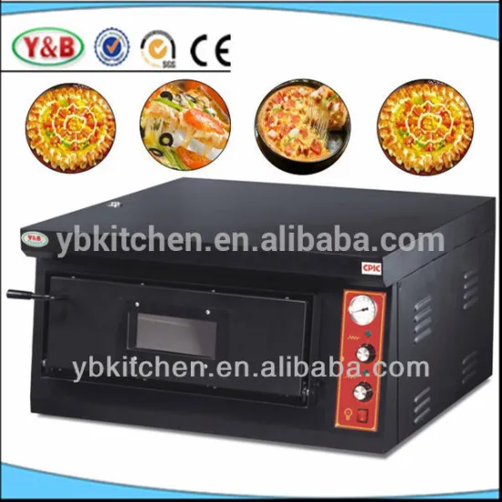 Stainless Steel Single Layer Electric Pizza Oven Price / Wood Fired Pizza Oven