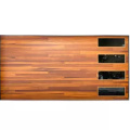 Electric Wood Grain Aluminum Sectional Garage Door