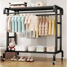 Iron Indoor Steel Garment Clothes Storage Hangers