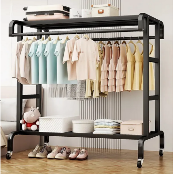 China Iron Indoor Steel Garment Clothes Storage Hangers Supplier