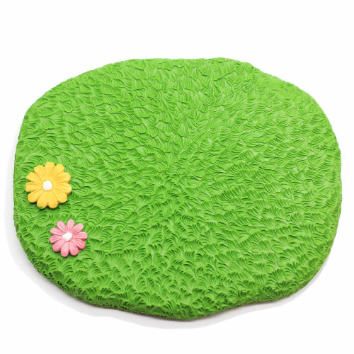 110mm Simulation Lawn Planar Flatback Ornament for Microlandschaft Decorations Lichen Miniature