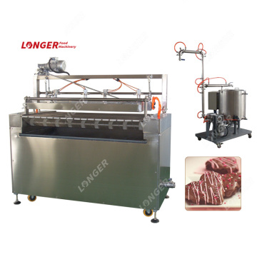 Automatic Cereal Bar Chocolate Decorating Machine for Factory Supply