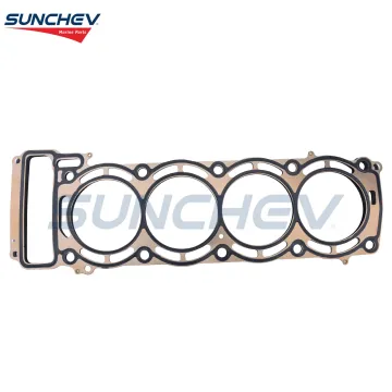 Gasket Head Cover 27-8M0090776 For Mercury Outboard 100HP 100HP EFI 2B095049 & Up Cylinder Head and Camshaft Cover SUNCHEV
