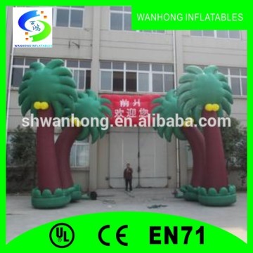 Beautiful new design tree arch door decorative inflatable arch