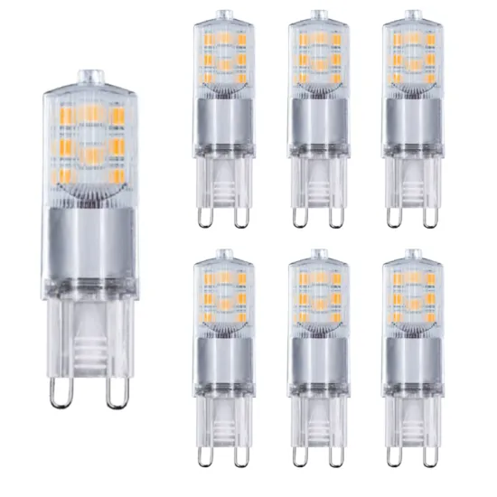 Hot Sale G9 LED Bulb: 3W, G9 Halogen Equivalent, 2700K Soft Warm White, 4000K/6500K, No-Flicker