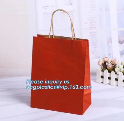 cool and greative paper bag design/paper gift bag amouage perfume bag, gift package brown kraft paper bags